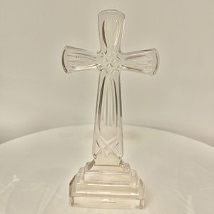 Glass standing cross